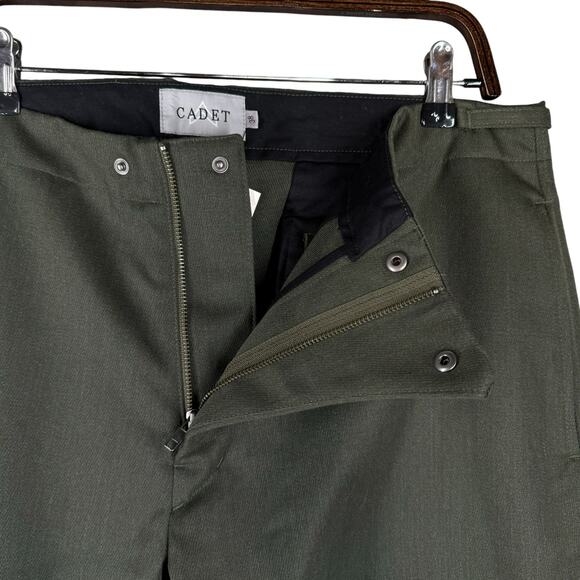Cadet Clothing Pants Mens Size 38 Green Aviator Pant NWT Cuffed Military - Picture 3 of 10
